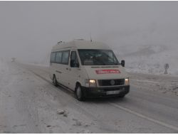 Zonguldak-ereğli Karayolunda Kar Yağışı