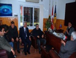 Samet Aybaba, Erzin Belediye Başkanı Şimşek'i Ziyaret Etti