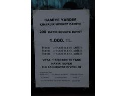 Cami İnşaatı İçin Taksitle Yardım Kampanyası