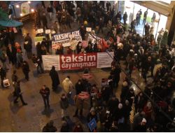 Taksim’in Yayalaştırılmasını Protesto Ettiler