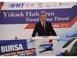 Arınç: Bursa İçin Tren Konusunda Bir Hasret Bugün Bitiyor