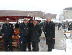 Bayburt Emniyet Müdürü, Pazarcı Esnafı İle Görüştü