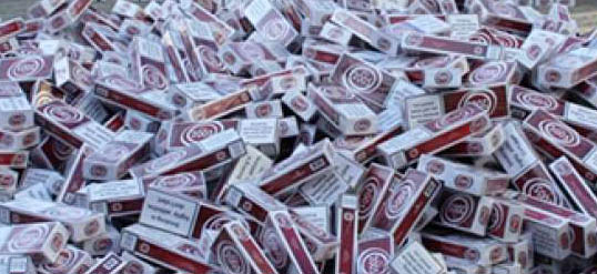 Kaza Yapan Araçta Kaçak Sigara Çıktı