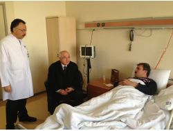 Meclis Başkanı Çiçek’ten Destici’ye Geçmiş Olsun Ziyareti