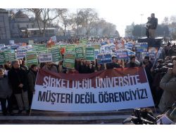 Beyazıt Meydanı’nda Yök Protestosu