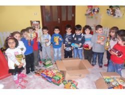 Kreş Çocuklarının Yardım Kolileri İhtiyaç Sahiplerine Teslim Edildi