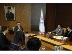 Melikşahlı Öğrencilerden Gençlik Ve Spor Bakanı Suat Kılıç’a Ziyaret