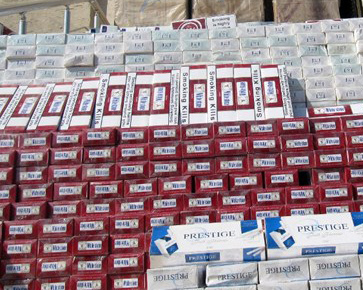 Bitlis’te 126 bin 520 paket kaçak sigara