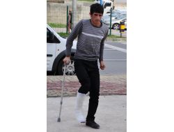 Polisten Kaçarken Bacağı Kırılan Hırsızlık Zanlısı Tutuklandı