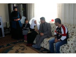 Yetkililerden Şehit Ailelerine Ziyaret