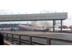 Rusya'da Yolcu Uçağı Pistten Çıktı