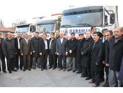 Suriyeli Mülteciler İçin Yardım Dualarla Gönderildi