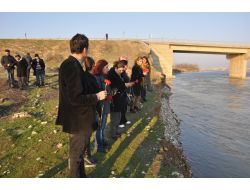 Töre Cinayetine Kurban Giden Kızın Öldürüldüğü Yere Karanfil Bırakıldı