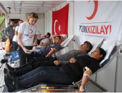 Kızılay, Manavgat'ta Bu Yıl 3 Bin 600 Ünite Kan Topladı