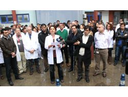 Silahla Tehdit Edilen Doktorlar Eylem Düzenledi