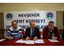 Nevşehir'de Kent Konseyi Olağan Genel Kurul Toplantısı Yapıldı