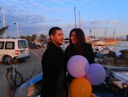 Mersinli Kız, Gün Batımındaki Romantik Evlilik Teklifine 'Evet' Dedi