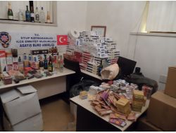 Milyonluk Kaçak İçki Ve Sigara Operasyonu