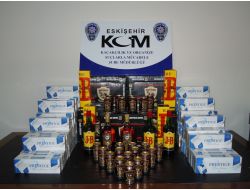 Eskişehir'de Gümrük Kaçağı İçki Ve Sigara Operasyonu