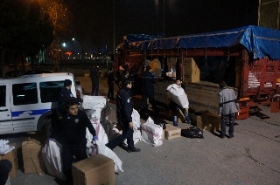 Kağıthane'de 10 bin paket kaçak sigara