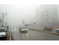 Ödemiş'te Yoğun Sis Günlük Hayatı Olumsuz Etkiliyor