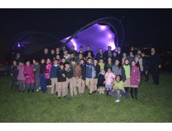 İngilizcelerini Geliştirmek İçin 'Dilek Feneri'ni Gökyüzüne Saldılar