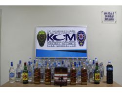 Çanakkale'de 50 Şişe Sahte İçki Ele Geçirildi