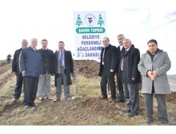 Yozgat Belediyesi Şahin Tepesi'nde 90 Dönümlük Alanı Ağaçlandırdı