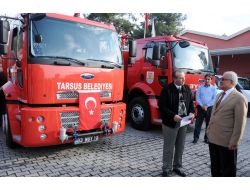 TARSUS İTFAİYESİ'NE ARAÇ TAKVİYESİ