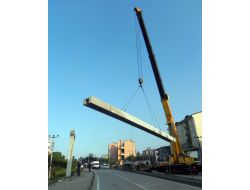 İkinci Üst Geçidin Blokları Konuldu, Trafik Alternatif Yollardan Verildi