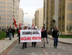 Toki Zincirbağlar'da Yönetimin Değişmesi İçin Eylem Yaptılar