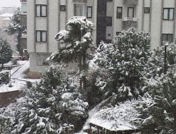 EREĞLİ'YE YILIN İLK KARI YAĞDI