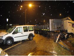 Ünye’de Trafik Kazasında Üç Araç Birbirine Girdi