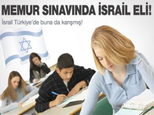 Memur Sınavında İsrail Eli