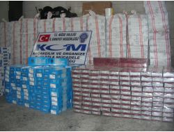 Bor'da Kaçak Sigara Operasyonu