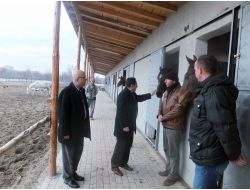 Afyonkarahisar’da Termal Otel Müşterileri İçin Atlı Koşu Pisti Yapılıyor