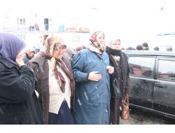 Maden Şehidi Son Yolculuğuna Kar Altında Uğurlandı