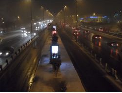 İstanbul'da Kar Yağışı Akşam Da Devam Etti