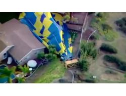 Yolcu Dolu Balon Böyle Yere Çakıldı