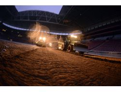 Tt Arena Stadı'nda Zemin Çalışmalarında Sona Gelindi