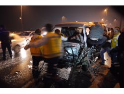 E-5'de Kaza: 1 Ağır Yaralı (Özel)