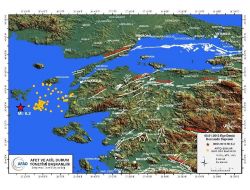 Ege'de Meydana Gelen Artçı Deprem Sayısı 135'e Ulaştı