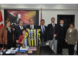 Nusret’in Mayınları Kaymakam Ve Emniyet Müdürünü Ziyaret Etti