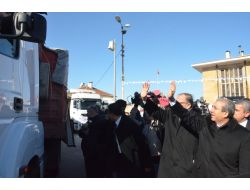 Eker Suriyeler İçin Üretilen Unları Gaziantep'ten Uğurladı