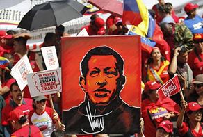 Chavez için sembolik yemin töreni