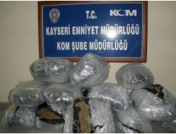 Kayseri Polisi 70 Kilo Esrar Ele Geçirdi!