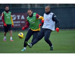 Galatasaray'da Çalışmalar Devam Ediyor