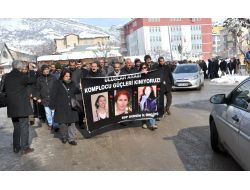 Paris'te 3 Kadının Öldürülmesi Tunceli'de Protesto Edildi