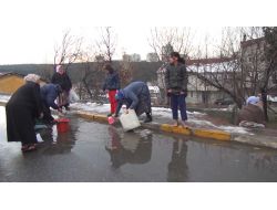 Yangına Kar Suyuyla Müdahale (Özel)