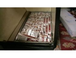 Minibüste 10 Bin Paket Kaçak Sigara Bulundu